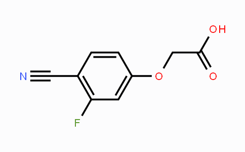 CAS No. 401478-77-1, 4-Cyano-3-fluorophenoxyacetic acid