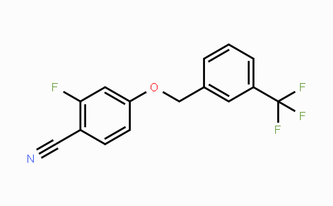 CAS No. 1240309-68-5, 2-Fluoro-4-(3-(trifluoromethyl)-benzyloxy)benzonitrile