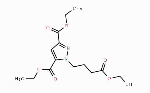 CAS No. 459157-14-3, 1-(3-Ethoxycarbonyl-propyl)-1H-pyrazole-3,5-dicarboxylic acid diethyl ester