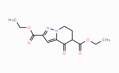 CAS No. 459157-16-5, 4-Oxo-4,5,6,7-tetrahydro-pyrazolo[1,5-a]pyridine-2,5-dicarboxylic acid diethyl ester