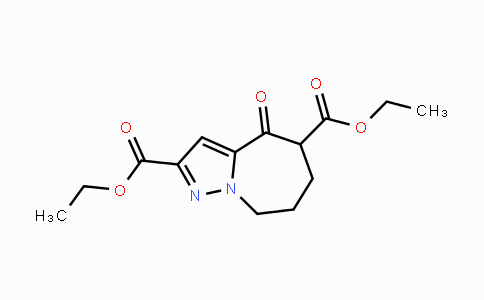 CAS No. 459157-17-6, 4-Oxo-5,6,7,8-tetrahydro-4H-pyrazolo[1,5-a]azepine-2,5-dicarboxylic acid diethyl ester