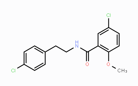 CAS No. 87262-54-2, 5-Chloro-N-[2-(4-chlorophenyl)-ethyl]-2-methoxybenzamide