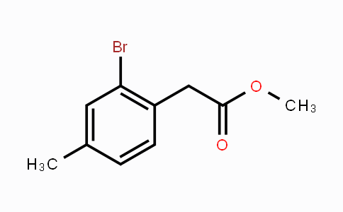 CAS No. 77053-52-2, Methyl 2-(2-bromo-4-methylphenyl)acetate