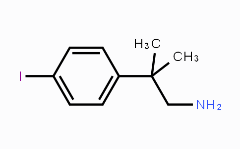 CAS No. 630385-33-0, 2-(4-Iodophenyl)-2-methylpropan-1-amine