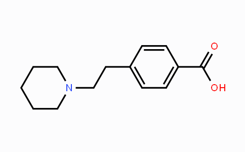 CAS No. 933737-12-3, 4-[2-(Piperidin-1-yl)ethyl]benzoic acid