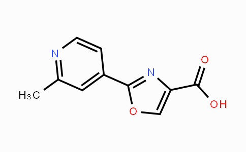 CAS No. 1256786-78-3, 2-(2-Methylpyridin-4-yl)-1,3-oxazole-4-carboxylic acid