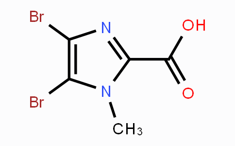 CAS No. 158585-80-9, 4,5-Dibromo-1-methyl-1H-imidazole-2-carboxylic acid