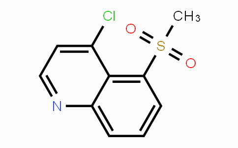 CAS No. 1823182-58-6, 4-Chloro-5-(methylsulfonyl)quinoline