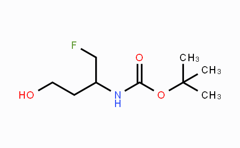 CAS No. 86617-89-2, tert-Butyl N-(1-fluoro-4-hydroxybutan-2-yl)carbamate