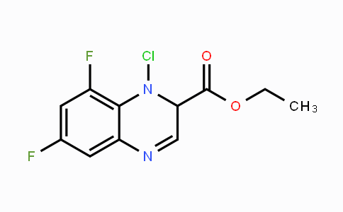 CAS No. 1823183-36-3, Ethyl 4-Chloro-5,7-difluoroquinoxaline-3-carboxylate