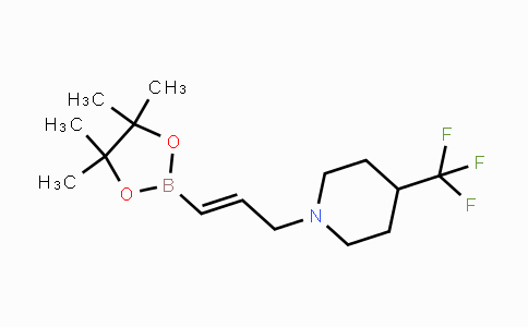 CAS No. 865652-21-7, (E)-1-(3-(4,4,5,5-Tetramethyl-1,3,2-dioxaborolan-2-yl)allyl)-4-(trifluoromethyl)piperidine