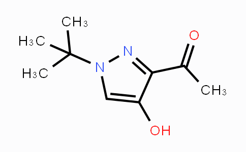 CAS No. 1197815-66-9, 1-(1-tert-Butyl-4-hydroxy-1H-pyrazol-3-yl)ethanone