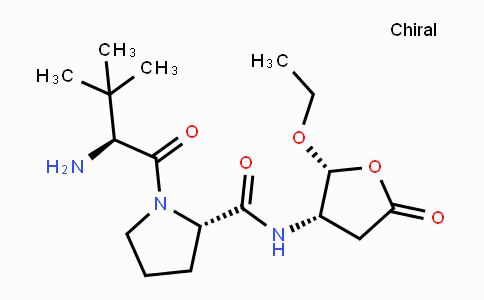 CAS No. 865839-06-1, (S)-1-((S)-2-Amino-3,3-dimethylbutanoyl)-N-((2R,3S)-2-ethoxy-5-oxotetrahydrofuran-3-yl)pyrrolidine-2-carboxamide