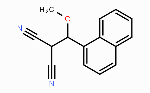 CAS No. 1395492-78-0, 2-(Methoxy(naphthalen-1-yl)methyl)malononitrile