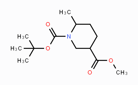 CAS No. 1243307-21-2, 1-tert-Butyl 3-methyl 6-methylpiperidine-1,3-dicarboxylate
