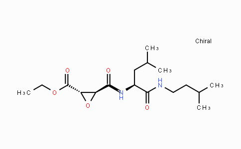 88321-09-9 | (2S,3S)-3-[[[(1S)-3-Methyl-1-[[(3-methylbutyl)amino]carbonyl]-butyl]amino]carbonyl]-2-oxiranecarboxylic acid ethyl ester