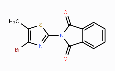 CAS No. 1446282-12-7, 2-(4-Bromo-5-methylthiazol-2-yl)isoindoline-1,3-dione
