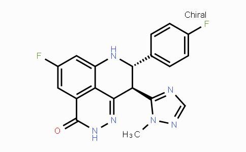CAS No. 1207456-01-6, (8S,9R)-5-Fluoro-8-(4-fluorophenyl)-9-(1-methyl-1H-1,2,4-triazol-5-yl)-8,9-dihydro-2H-pyrido[4,3,2-de]phthalazin-3(7H)-one