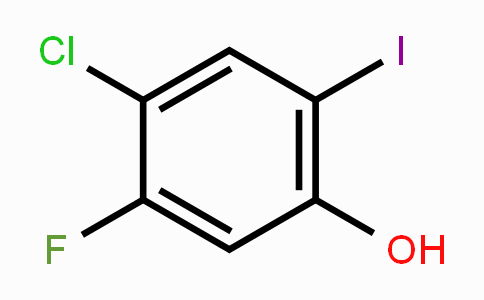 CAS No. 1235407-15-4, 4-Chloro-5-fluoro-2-iodophenol