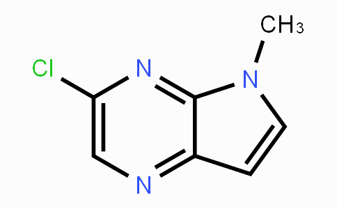 CAS No. 1111638-11-9, 3-Chloro-5-methyl-5H-pyrrolo[2,3-b]pyrazine