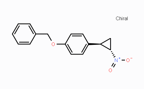CAS No. 1221595-64-7, 1-(Benzyloxy)-4-((1R,2S)-2-nitrocyclopropyl)benzene
