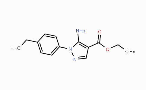 CAS No. 1268052-53-4, Ethyl 5-amino-1-(4-ethylphenyl)-1H-pyrazole-4-carboxylate