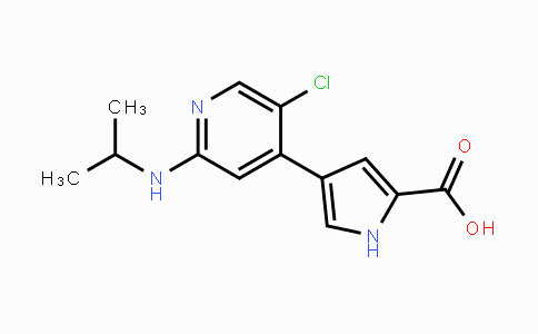 CAS No. 869886-90-8, 4-(5-Chloro-2-(isopropylamino)pyridin-4-yl)-1H-pyrrole-2-carboxylic acid
