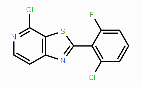 CAS No. 1242249-93-9, 4-Chloro-2-(2-chloro-6-fluorophenyl)-thiazolo[5,4-c]pyridine