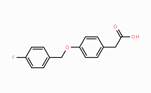 CAS No. 115882-26-3, 2-(4-((4-Fluorobenzyl)oxy)phenyl)acetic acid