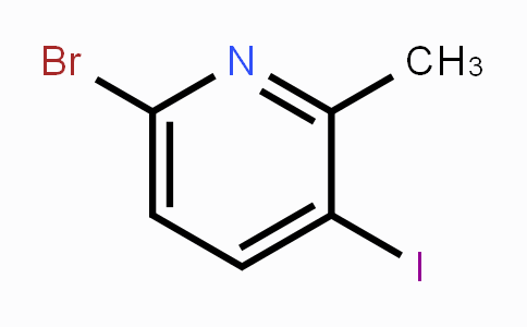 CAS No. 1065483-59-1, 6-Bromo-3-iodo-2-methylpyridine