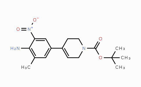 CAS No. 1054315-49-9, tert-Butyl 4-(4-amino-3-methyl-5-nitrophenyl)-5,6-dihydropyridine-1(2H)-carboxylate