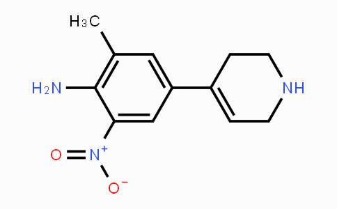 CAS No. 912971-30-3, 2-Methyl-6-nitro-4-(1,2,3,6-tetrahydropyridin-4-yl)aniline