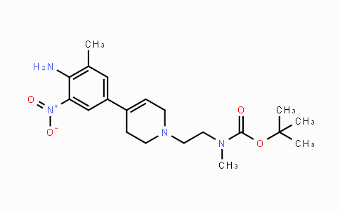 CAS No. 1189777-87-4, tert-Butyl (2-(4-(4-amino-3-methyl-5-nitrophenyl)-5,6-dihydropyridin-1(2H)-yl)ethyl)(methyl)carbamate