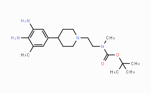CAS No. 1189777-88-5, tert-Butyl (2-(4-(3,4-diamino-5-methylphenyl)-piperidin-1-yl)ethyl)(methyl)carbamate