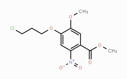 CAS No. 214470-57-2, Methyl 4-(3-chloropropoxy)-5-methoxy-2-nitrobenzoate