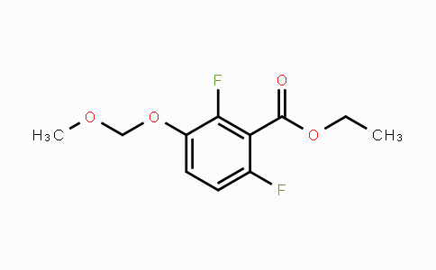 CAS No. 1384476-81-6, Ethyl 2,6-difluoro-3-(methoxymethoxy)benzoate