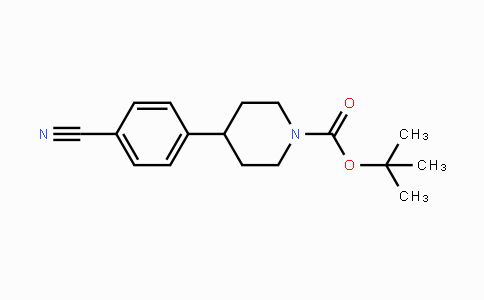 CAS No. 162997-33-3, tert-Butyl 4-(4-cyanophenyl)-piperidine-1-carboxylate