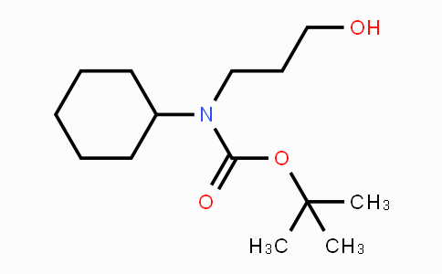 CAS No. 266690-55-5, tert-Butyl cyclohexyl(3-hydroxypropyl)carbamate