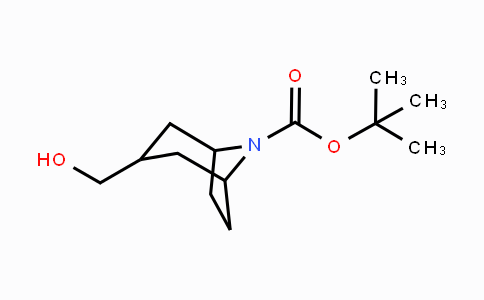 CAS No. 799283-62-8, tert-Butyl 3-(hydroxymethyl)-8-azabicyclo-[3.2.1]octane-8-carboxylate