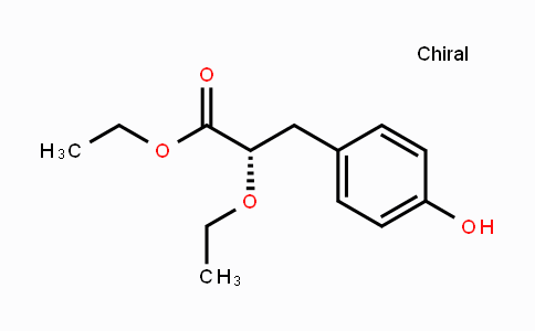 CAS No. 222555-06-8, (S)-Ethyl 2-ethoxy-3-(4-hydroxyphenyl)propanoate