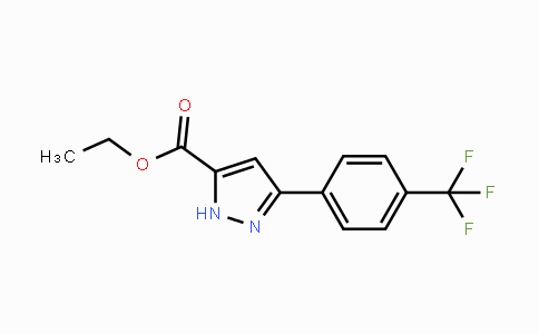 CAS No. 639784-60-4, Ethyl 3-(4-(trifluoromethyl)phenyl)-1H-pyrazole-5-carboxylate