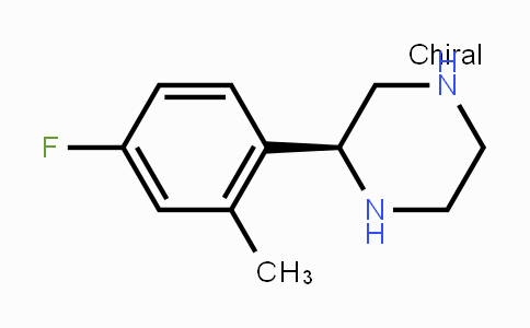 CAS No. 780744-28-7, (S)-2-(4-Fluoro-2-methylphenyl)piperazine