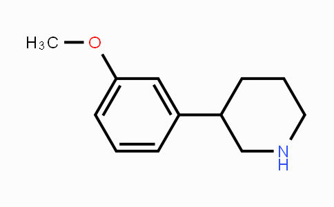 CAS No. 79601-21-1, 3-(3-Methoxyphenyl)piperidine