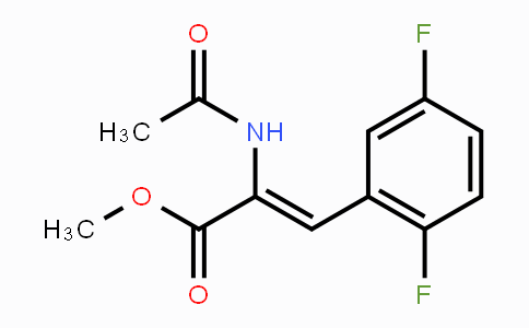 CAS No. 959246-87-8, Methyl 2-acetamido-3-(2,5-difluorophenyl)acrylate