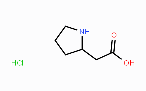 CAS No. 71985-79-0, 2-(Pyrrolidin-2-yl)acetic acid hydrochloride