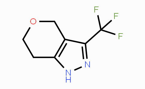 CAS No. 1022931-45-8, 3-(Trifluoromethyl)-1,4,6,7-tetrahydropyrano-[4,3-c]pyrazole