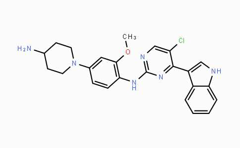 1356962-20-3 | N-(4-(4-Aminopiperidin-1-yl)-2-methoxyphenyl)-5-chloro-4-(1H-indol-3-yl)pyrimidin-2-amine