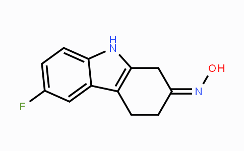 CAS No. 907211-96-5, (Z)-6-Fluoro-3,4-dihydro-1H-carbazol-2(9H)-one oxime
