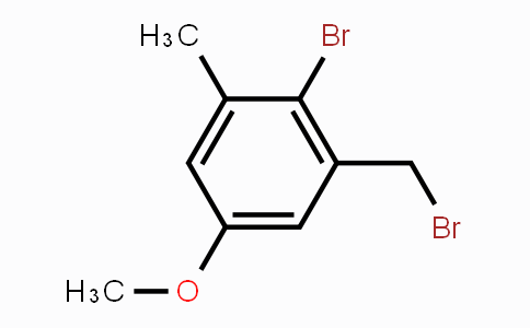 CAS No. 164513-49-9, 2-Bromo-1-(bromomethyl)-5-methoxy-3-methylbenzene