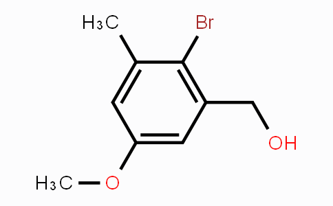 CAS No. 110451-90-6, (2-Bromo-5-methoxy-3-methylphenyl)methanol
